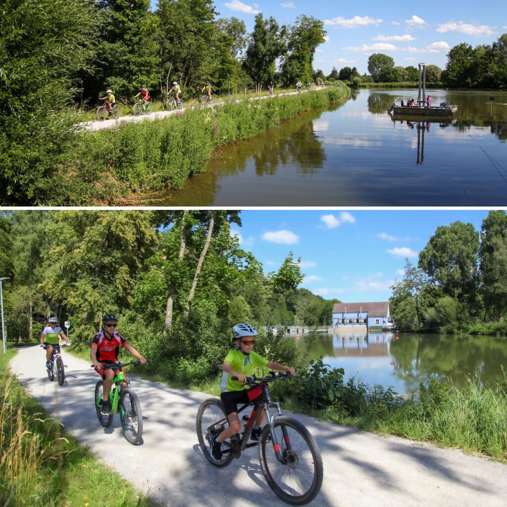 Radweg an der Amper bei Dachau